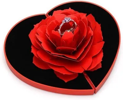 Produktbild von Papierdiamantendos - Pop Up Schmuckbox für Valentinstag, Hochzeit und Verlobung