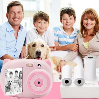 Obrázok produktu pre 3 kotúče 57 x 30 mm Termotlačový papier Vrecková tlačiareň Detský fotoaparát Foto