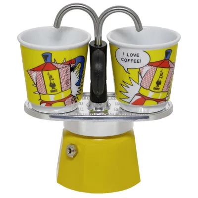 Obrázek produktu pro Bialetti Mini Express Lichtenstein - Kávovar - 90 ml - Multicolor