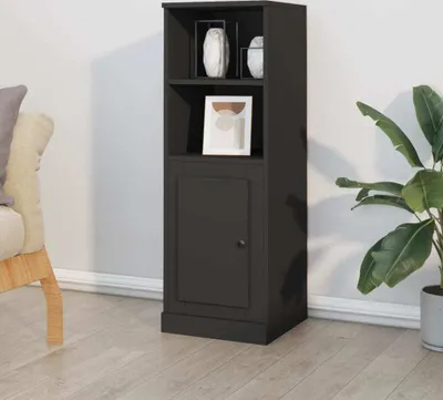 Produktbild von vidaXL Highboard Schwarz 36x35,5x103,5 cm Holzwerkstoff