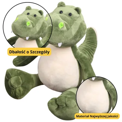 Produktbild von Lean Plüsch Maskottchen Huggable Krokodil Grün 25Cm