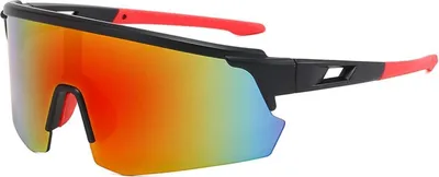 Produktbild von DKDDSSS Sport Sonnenbrille Polarisiert UV400 Fahrradbrille Rot