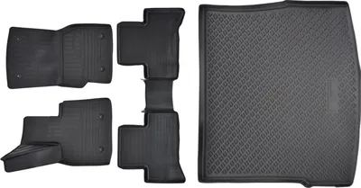 Image de 3D Tapis en caoutchouc pour Alfa Romeo Stelvio depuis 2017 et bac de coffre NORM