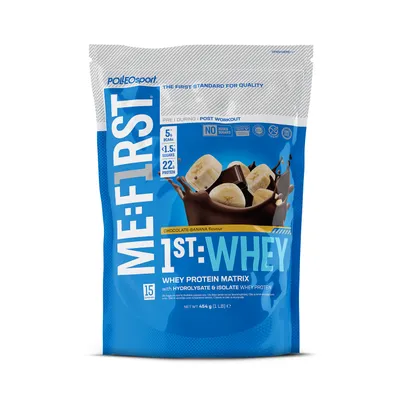 Immagine prodotto di Polleo 1st Whey, 454 g - Cioccolato e banana