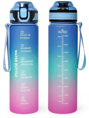 Productafbeelding van Drinkfles - 1000 ml - Blauw Paars