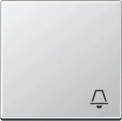Produktbild von Jung Wippe mit Symbol Klingel Jung A 590 K AL aluminium, 1 Stk.