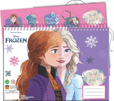 Produktbild von Disney Eiskönigin Together A/4 Spiral-Skizzenbuch mit 40 Seiten und Aufklebern