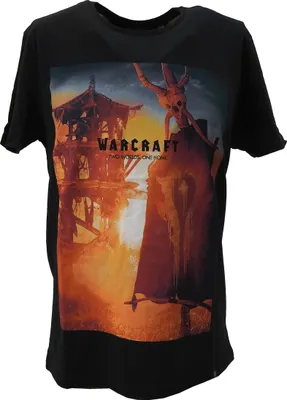 Produktbild von gozoo World of Warcraft T-SHIRT schwarz Baumwolle Freizeit TShirt Shirt bedruckt, Größe:M