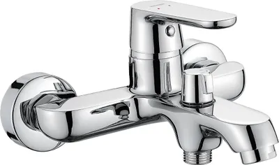 Produktbild von BADLAND Badewannenarmatur Wasserhahn DIMA Wannenarmatur für Badezimmer in Chrom
