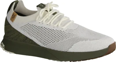 Produktbild von Saola Tsavo 2.0 vegane Herrensneaker, Synthetik/Textil, White/Burnt Orange - Herrenschuhe Sneaker / Schnürschuh, Grün