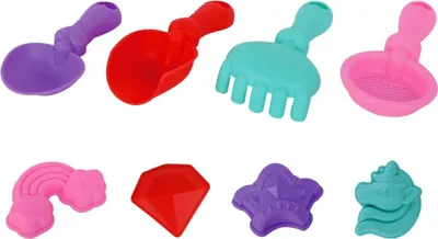 Produktbild von Satz Sandschaufeln und Förmchen Kristalle