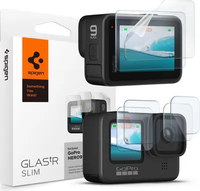 Zdjęcie produktu dla Spigen HERO11 Black Screen Protector, Przezroczysty, GoPro HERO11 Black, Szkło hartowane, 62 mm, 0,254 mm, 40,9 mm