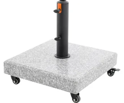 Zdjęcie produktu dla Podstawa granitowa Doppler MYZONE Granit jasny Granitowy stojak na parasole 70 kg z kółkami