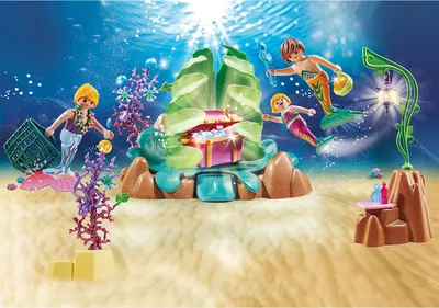 Image de PLAYMOBIL 70368 Salon de corail des sirènes