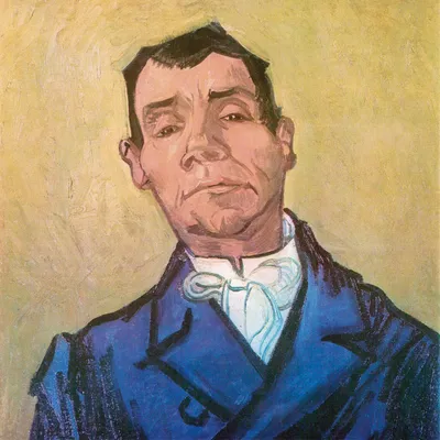 Zdjęcie produktu dla Vincent Van Gogh Art Print Obraz - Portret mężczyzny, 1888 (40 x 40 cm)