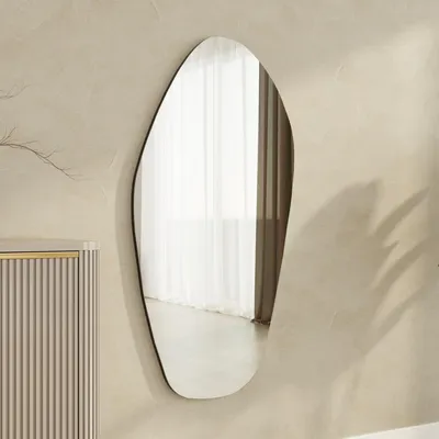Immagine prodotto di Bultei - Specchio, 60x120h cm Nero, Forma Ovale