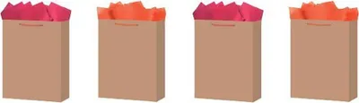 Produktbild von Große braune Kraft-Geschenktüte