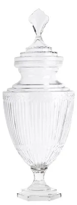 Immagine prodotto di Vaso in vetro con coperchio Casa Padrino 29 x h. 74 cm - Decorazioni per hotel