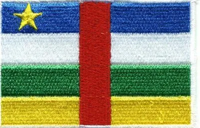 Produktbild von Aufnäher - Zentralafrika Fahne - 21680 - Gr. ca. 8 x 5 cm