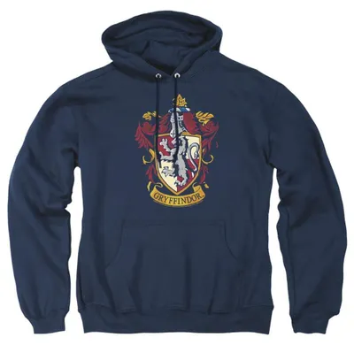 Obrázok produktu pre Harry Potter – Mikina s kapucňou, uni, pre pánov/dámy, model TV39139 (veľkosť L), farba: tmavomodrá
