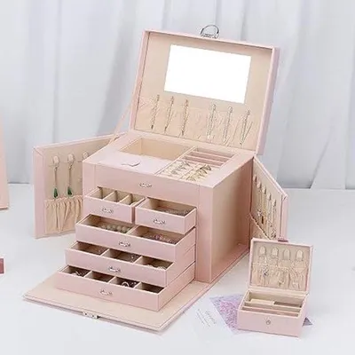 Produktbild von Schmuckkästchen mit Ebenen zum Aufbewahren