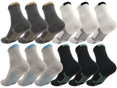 Produktbild von 12 Paar Herren Sport Sneaker Socken Quarter Socks Kurzsocken Halbsocken Mix5/43-46