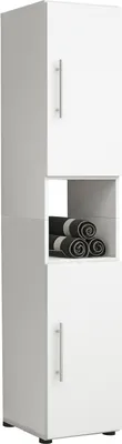 Produktbild von VCM my bath Badschrank Flandu 913686 weiß 31,0 x 30,0 x 160,0 cm