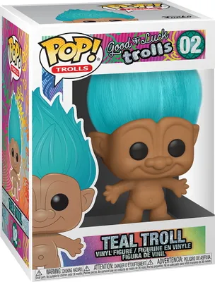 Produktbild von Good Luck Trolls - Teal Troll 02 - Funko Pop! - Vinyl Figur