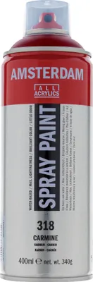 Produktbild von Amsterdam Sprühfarbe Spraydose hochpigmentiert 400 ml Karmin 318