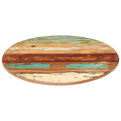 Immagine prodotto di vidaXL Piano del tavolo rotondo 40 cm 15-16 mm in legno massiccio di recupero