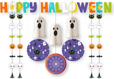 Produktbild von Buntes Halloween Partyset 10-teilig