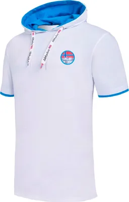 Immagine prodotto di Nebulus T-Shirt Hoody TRACK Uomo, Camicia, T-Shirt, con cappuccio, P6901 - Uomo, bianco, XL