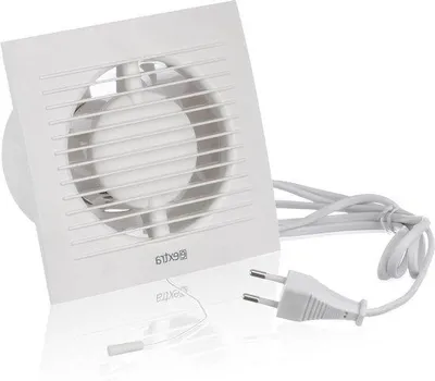 Immagine prodotto di Ventilatore da bagno 125 mm bianco con cavo e spina