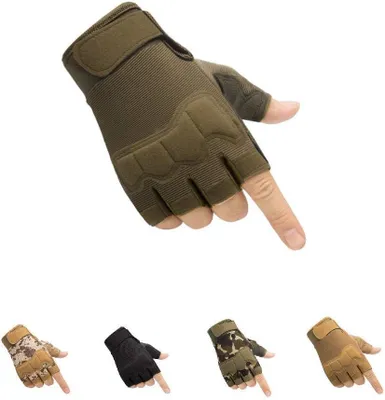 Obrázok produktu pre Taktické Rukavice S, Polovičné Prsty, Ľahké, Priedušné, pre Cyklistiku