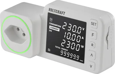 Zdjęcie produktu dla Voltcraft SEM5000 CH DUAL Licznik kosztów energii Prognoza kosztów Funkcja alarmu Taryfa energii elektrycznej (VC-16107435)