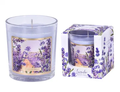 Obrázok produktu pre Sviečka Nohel Garden v skle FLORES s vôňou levandule 180g