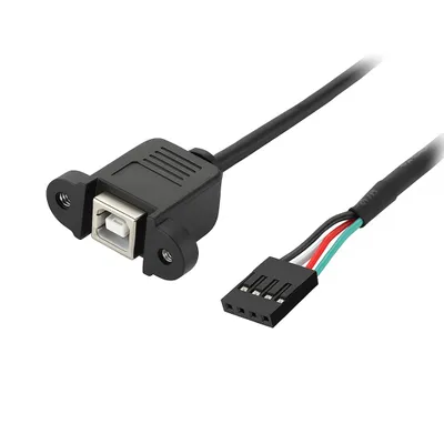 Produktbild von Q84 Adapterkabel, 5-Pin-Mainboard-Header-Buchse auf USB B Buchse, 30 cm festbar