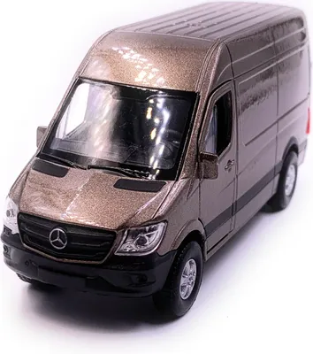 Produktbild von Onwomania Mercedes Benz Sprinter Panel Van Gold Modellauto Auto Mst. 1:34