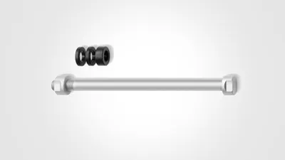 Obrázok produktu pre Tacx T1706, nerezová oceľ, Swiss, Shimano, 183,5 mm