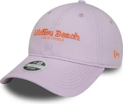 Produktbild von New Era Women 9TWENTY Strapback Cap Malibu Beach Wordmark lavender