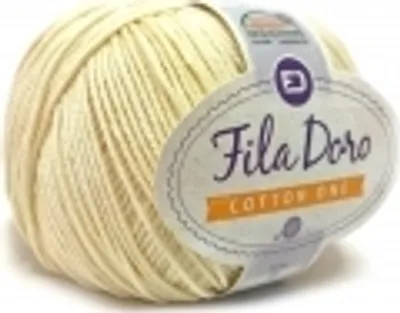 Produktbild von Fila Doro Baumwollgarn, 143m/50 g in ecru (Farbe 0)