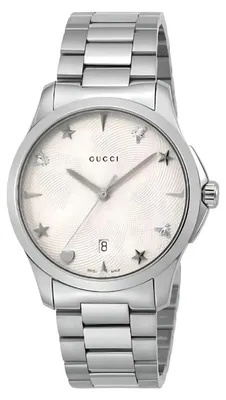 Produktbild von Gucci G Timeless Damenuhr aus Edelstahl silber