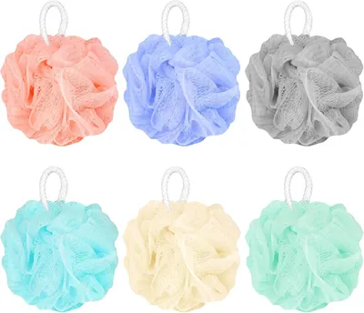 Produktbild von Duschschwamm Set, 6-teilig, weich, 40 g, für Körperreinigung
