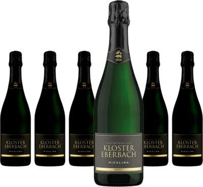 Produktbild von 6 x Staatsweinkellerei Eberbach Riesling Sekt Brut