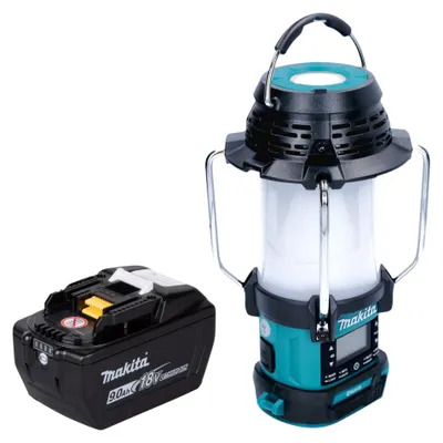 Obrázek produktu pro Makita DMR 056 Akumulátorové rádio 18 V FM DAB+ se svítilnou 360° IP65 Solo - bez baterie, bez nabíječky