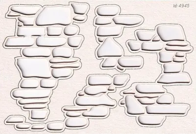 Immagine prodotto di SCRAPINIEC Cartoncino decorativo Die Cut Chipboard Decorazione Ornamento, Mattoni