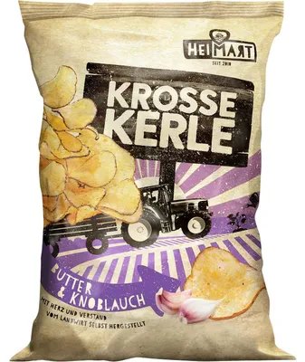Produktbild von HeiMart Krosse Kerle Butter & Knoblauch 115g