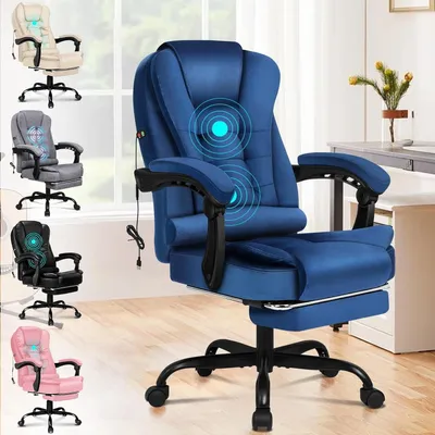 Obrázok produktu pre Ergonomická kancelárska stolička - Herná stolička - Kancelárska stolička - Počítačová stolička - Otočná stolička - Funkcia masáže