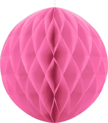 Produktbild von Lumina Faltbare Seidenpapierkugel pink 40 cm Durchmesser für Party Dekoration