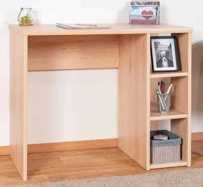 Produktbild von Kinderzimmer - Schreibtisch Benjamin 35, Farbe: Buche - 75 x 91 x 50 cm (H x B x T)